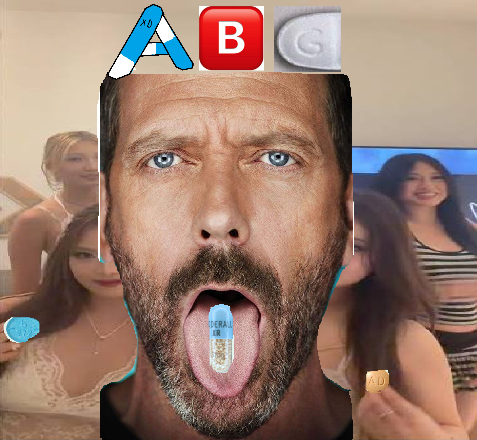 Addys, Baddies, and Greg logo